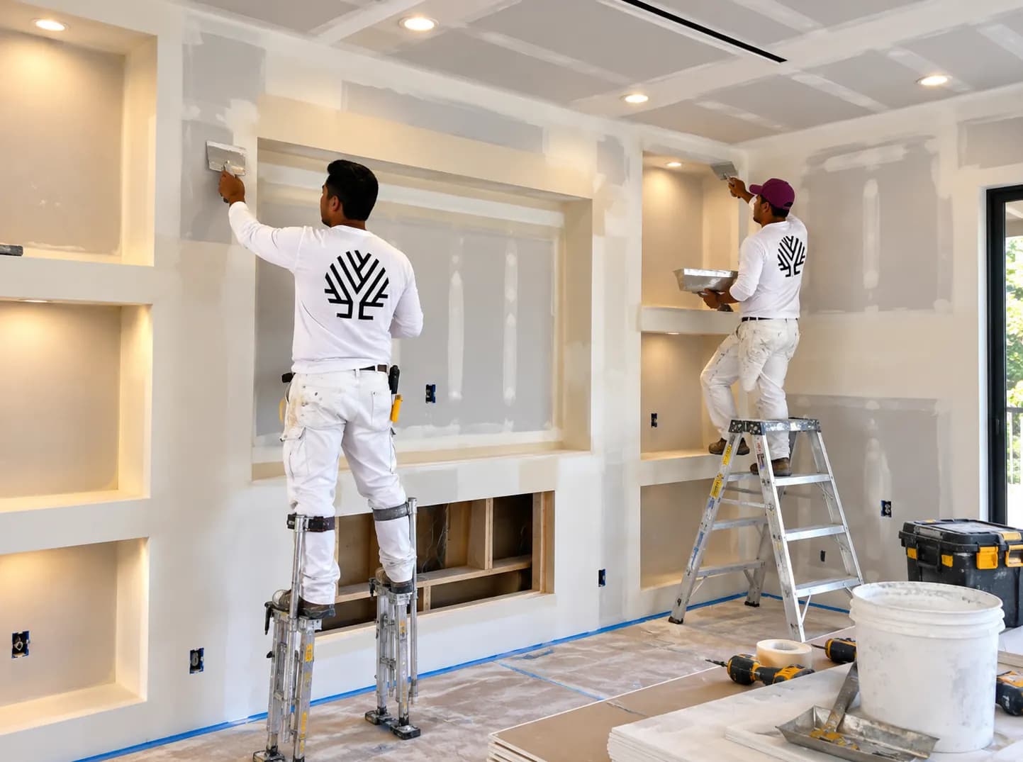 Wild Oak Construction crew on site